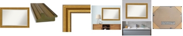 Amanti Art Parlor Gold-tone Framed Bathroom Vanity Wall Mirror, 41.62" x 29.62"